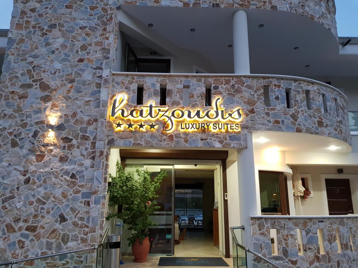 Hatzoudis Luxury Suites Chrysi Ammoudia Bagian luar foto