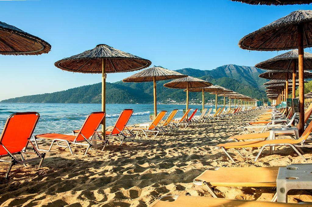 Hatzoudis Luxury Suites Chrysi Ammoudia Bagian luar foto